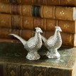 Culinary Concepts Silver Plated Pheasant Salt and Pepper Shaker Set additional 3