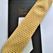 Fox & Chave Bryn Parry Fox Head Yellow Tie additional 3