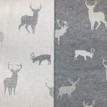The Isle Mill Stag on Grey Merino Wool Throw additional 2