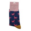 Ladies Horses Socks in Blue additional 2
