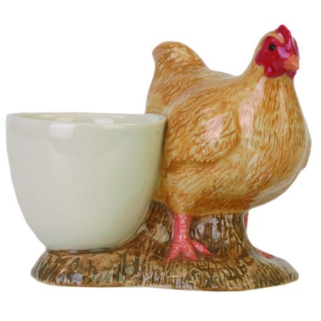 Quail Ceramics Buff Orpington Chicken Design Egg Cup