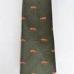 Soprano Foxes on Green Country Silk Tie additional 3