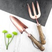 Personalised Luxe Copper Trowel and Fork Set additional 4
