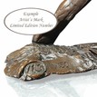 Richard Cooper Limited Edition Barn Owl & Hawthorn Bronze Sculpture additional 4