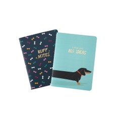 Top Dog "Little Legs Big Ideas" Set Of 2 Notebooks