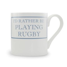 I'd Rather Be Playing Rugby Mug Large