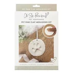 Pet Paw Print Clay Impression Moulding Kit