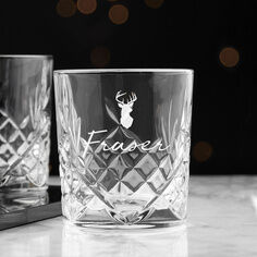 Personalised Stag Whisky Tumbler