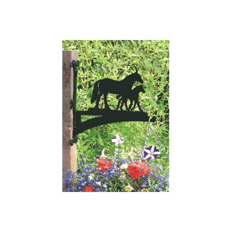 Mare and Foal Hanging Basket Bracket