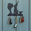 3 Hook Key Rack - Shooting Scene With Two Labradors additional 2