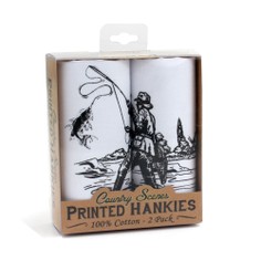 Fishing Cotton Handkerchiefs - Pack of 2