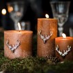 Culinary Concepts Small Stag Candle Pins - Set Of 3 additional 1