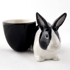 Quail Ceramics Dutch Rabbit With Egg Cup