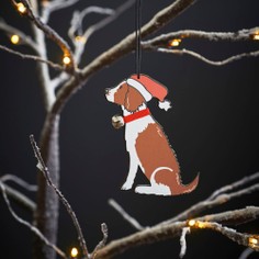 Sweet William Liver and White Springer Spaniel Christmas Decoration