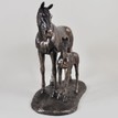 Mare and Foal Cold Cast Bronze Sculpture additional 2