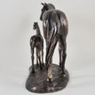 Mare and Foal Cold Cast Bronze Sculpture additional 4