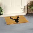 Coir Stag Head Silhouette Doormat additional 2