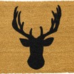 Coir Stag Head Silhouette Doormat additional 1