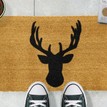 Coir Stag Head Silhouette Doormat additional 3