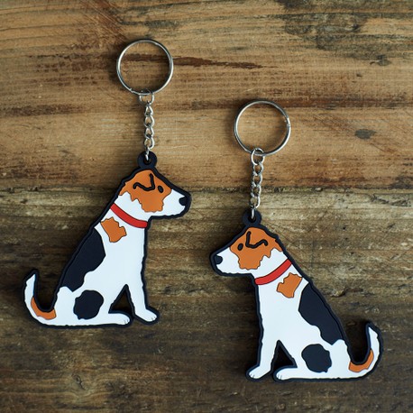 Sweet William Jack Russell Key Ring