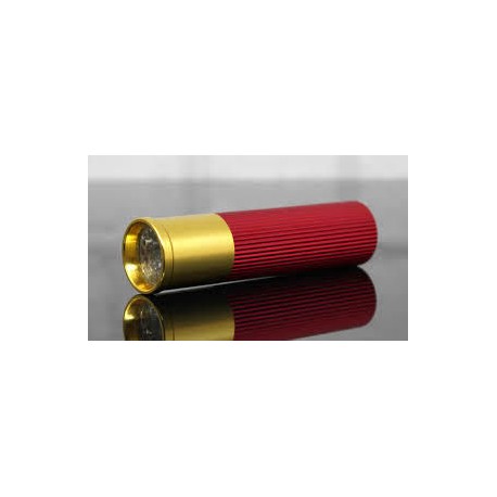 Shotgun Cartridge LED Torch - Red