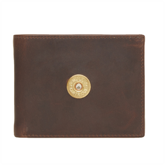 Hicks & Hide Leather Wallet With Cartridge Decoration