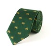 Fox and Chave Tractors Green Silk Tie additional 1