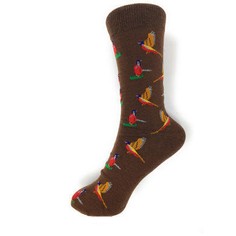Brown Pheasants Socks