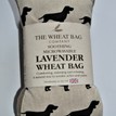 The Wheat Bag Company Lavender Microwavable Wheatbag Body Wrap - Dachshund Silhouette additional 2
