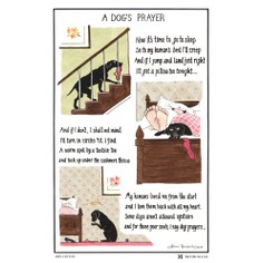 Tottering By Gently Dogs Prayer Cotton Tea Towel
