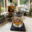 The Just Slate Company Etched Stag Whisky Glass and Slate Coaster additional 6