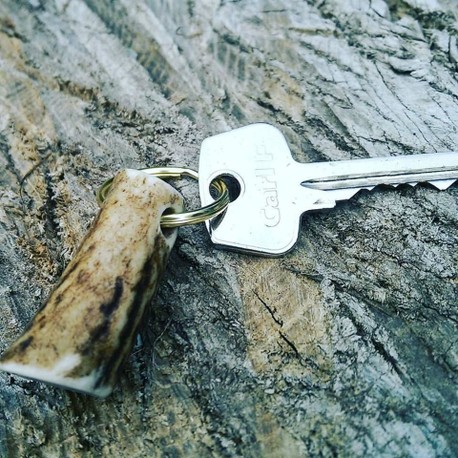 Red Deer Antler Key Ring