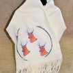 Stag Cream Cashmere Blend Scarf additional 3
