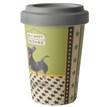 The Little Dog Laughed "Be a Happy Sausage" Bamboo Travel Mug additional 5