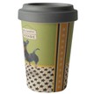 The Little Dog Laughed "Be a Happy Sausage" Bamboo Travel Mug additional 4