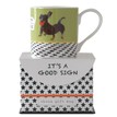The Little Dog Laughed "Be a Happy Sausage" China Mug additional 3