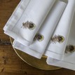 Sibona Pheasant Feather Hand-Embroidered Napkins additional 1
