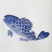 Sibona Blue Fish Hand-Embroidered Napkins additional 2