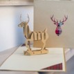 Stag Pop Up Card additional 3