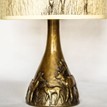 Philip Turner Cold Cast Bronze Stag Lamp and Lampshade additional 2