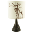 Philip Turner Cold Cast Bronze Stag Lamp and Lampshade additional 1
