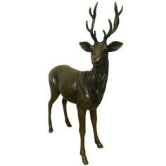 Philip Turner Large Red Deer Stag Bronze Sculpture