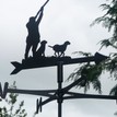 Shooting with Two Labradors Weathervane additional 1