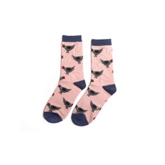 Ladies Dusky Pink Hens Socks