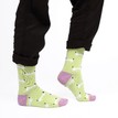 Ladies Mint Dachshund Socks additional 3