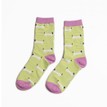 Ladies Mint Dachshund Socks additional 1