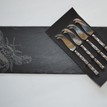 The Just Slate Company 4 Mini Bee Cheese Boards & Knife Set additional 2