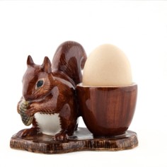 Quail Ceramics Squirrel Egg Cup