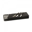 The Just Slate Company 4 Mini Highland Cow Cheese Boards & Knife Set additional 3