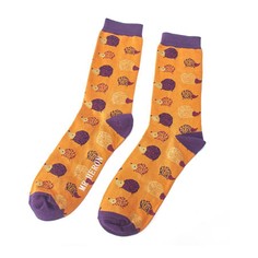Men's Mustard Hedgehog Socks